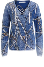 Rope Design Knit Jumper