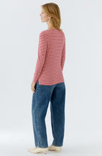 Rose and Red Stretch Jersey Top
