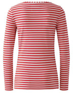 Rose and Red Stretch Jersey Top