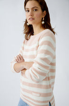Rose and White Waffle Knit Jumper
