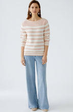 Rose and White Waffle Knit Jumper