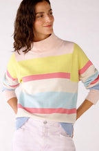 Rose Blue Colour Block Jumper