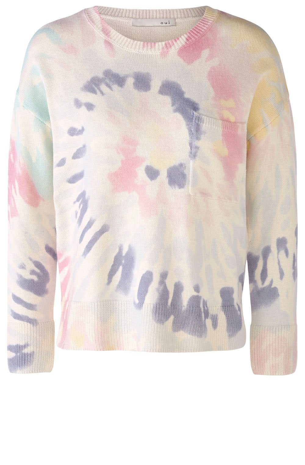 Rose Blue Tie Dye Jumper