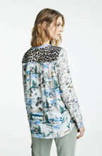 Rose Blue Treasure Map Blouse