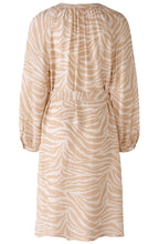 Rose Camel Marbled Smock Dress