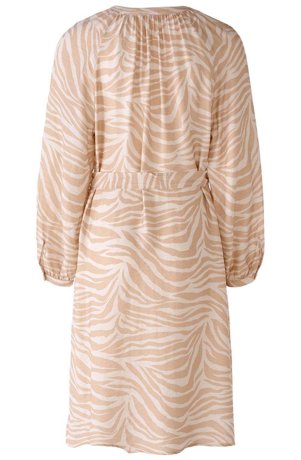 Rose Camel Marbled Smock Dress