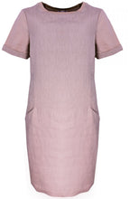 Rose Dust Linen Shift Dress