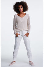 Rose Dust Loose Knit Detailed Jumper