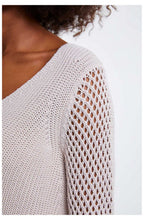 Rose Dust Loose Knit Detailed Jumper