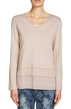 Rose Layered Effect Top