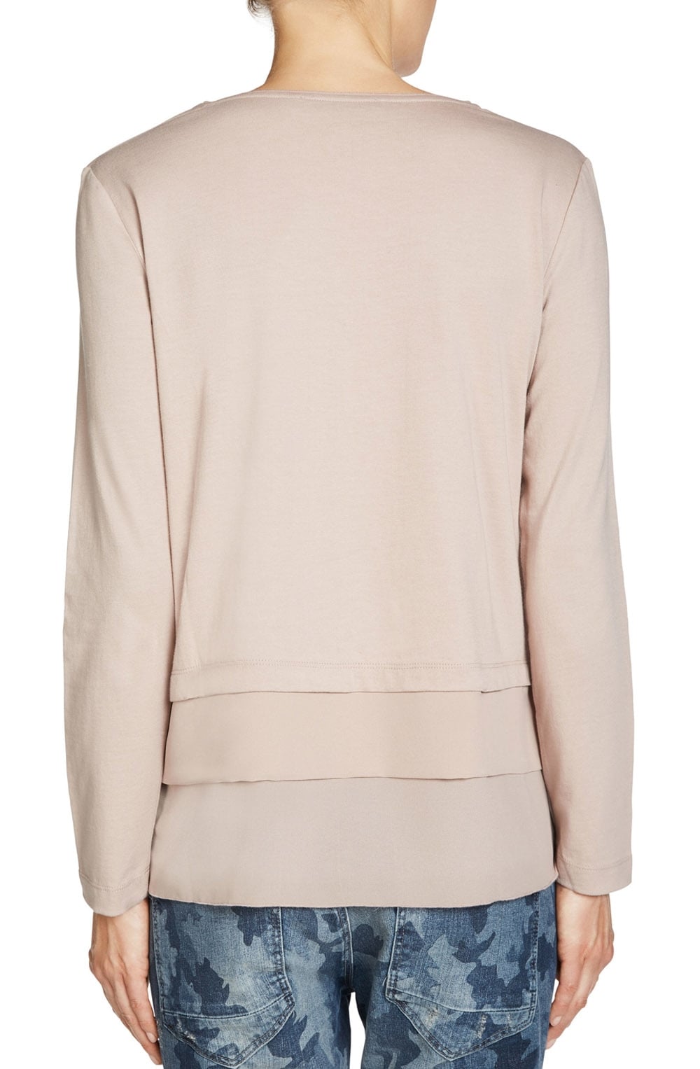 Rose Layered Effect Top