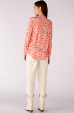 Rose Orange Aztec Jersey Blouse