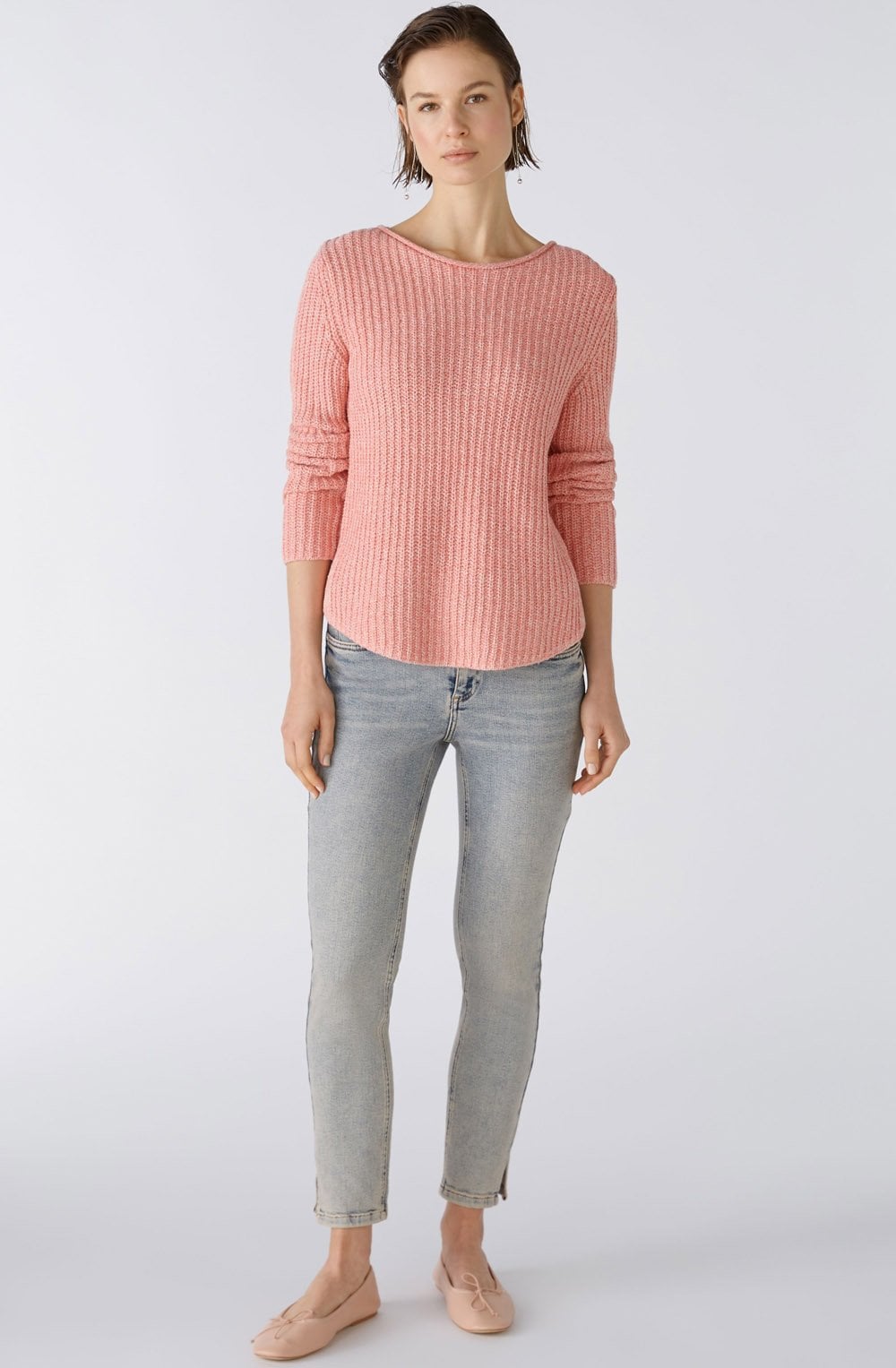 Rose Orange Iconic Mix Jumper