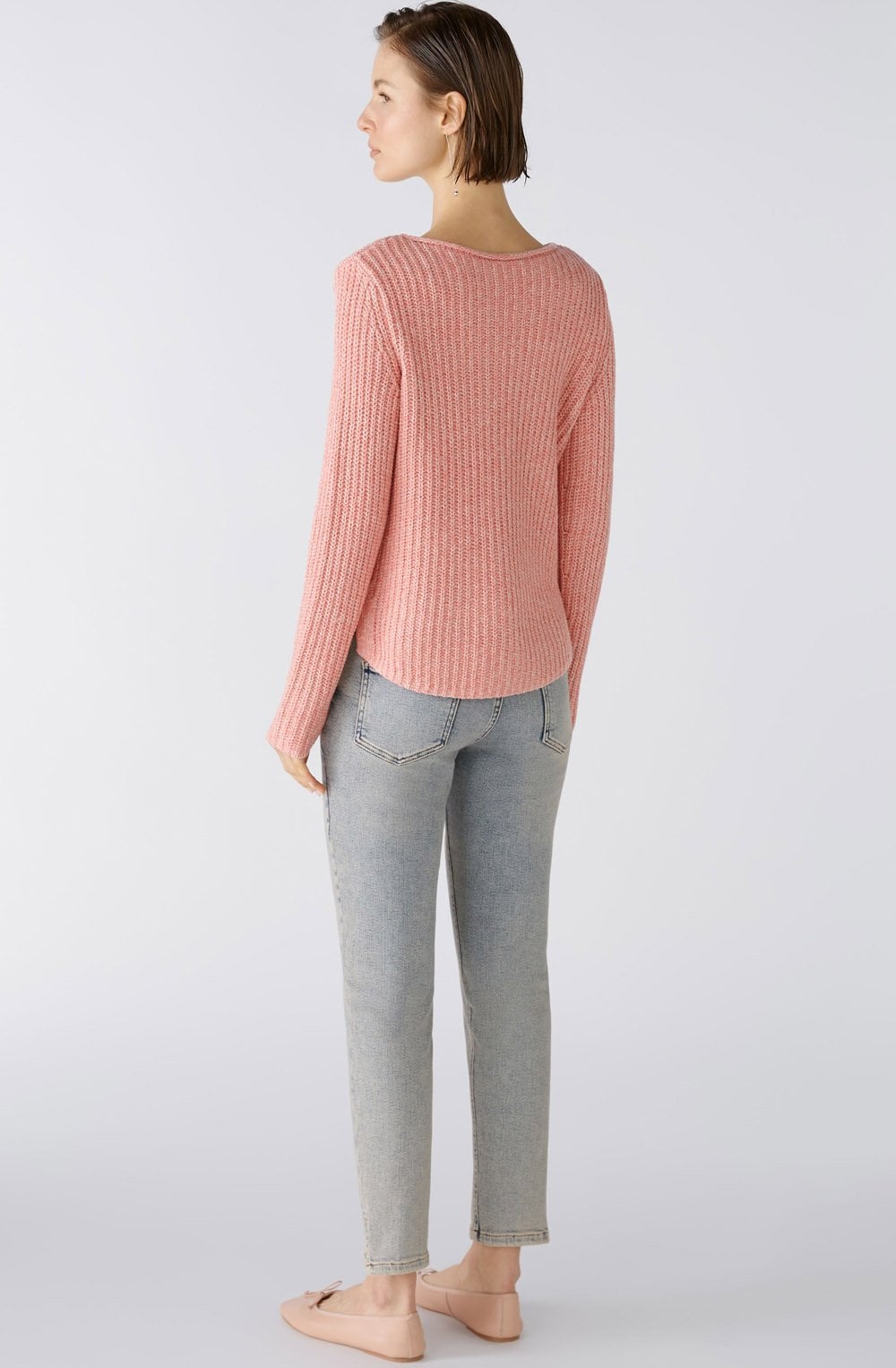 Rose Orange Iconic Mix Jumper