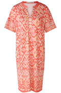 Rose Orange Jersey Tunic Style Dress
