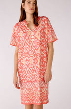 Rose Orange Jersey Tunic Style Dress