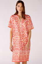 Rose Orange Jersey Tunic Style Dress