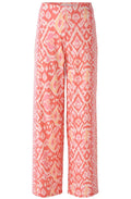 Rose Orange Jersey Wide Leg Trousers