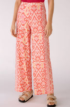 Rose Orange Jersey Wide Leg Trousers