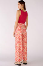 Rose Orange Jersey Wide Leg Trousers