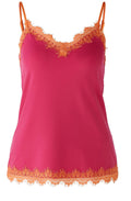 Rose Orange Lace Edged Camisole