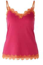 Rose Orange Lace Edged Camisole