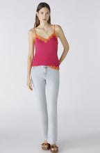 Rose Orange Lace Edged Camisole