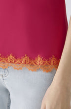 Rose Orange Lace Edged Camisole