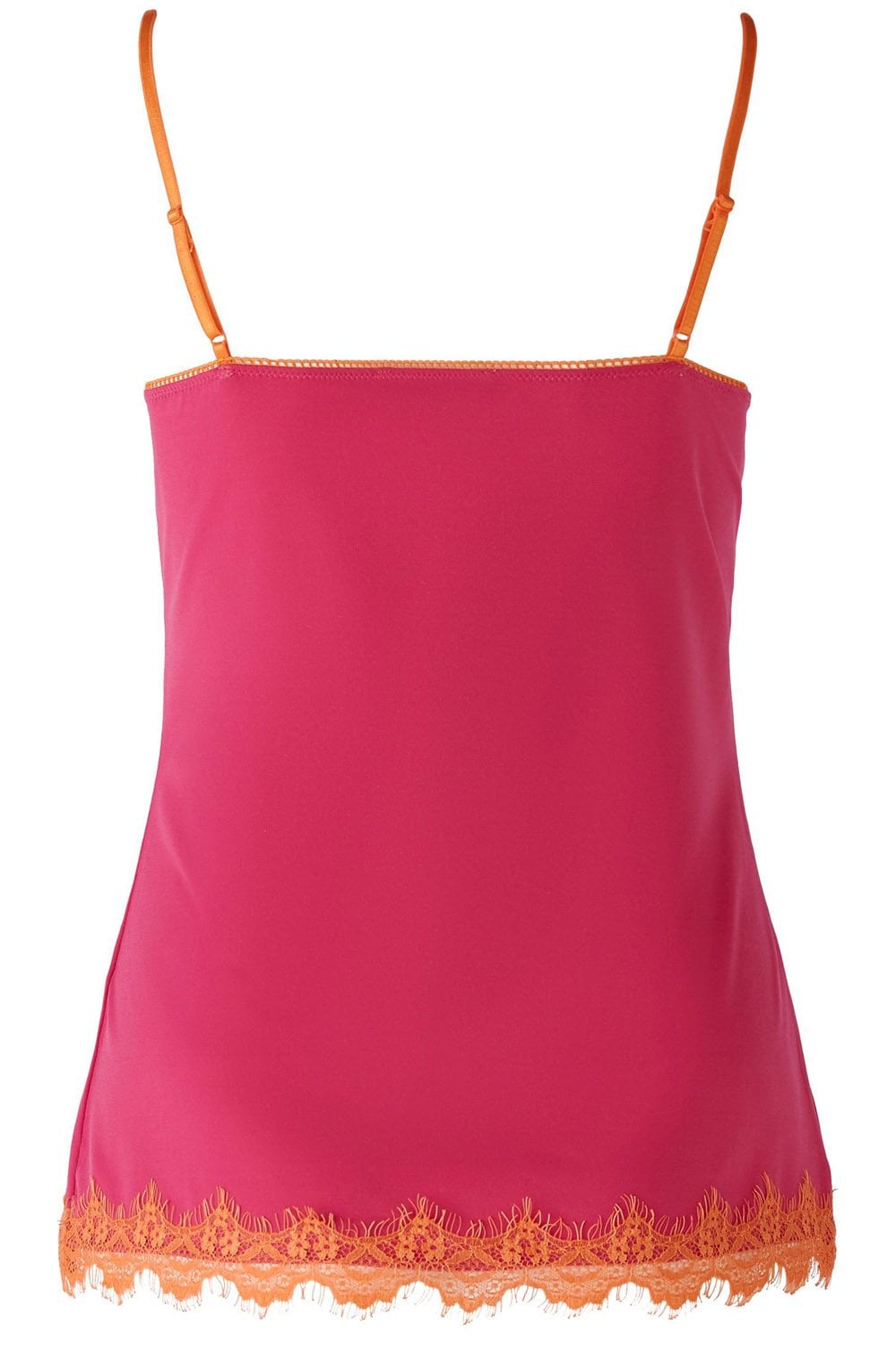 Rose Orange Lace Edged Camisole