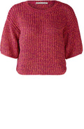 Rose Orange Ribbon Knit Box Sweater