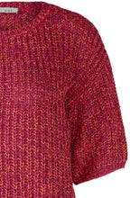 Rose Orange Ribbon Knit Box Sweater