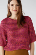 Rose Orange Ribbon Knit Box Sweater