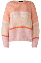 Rose Orange Wool and Mohair Chunky Jumper