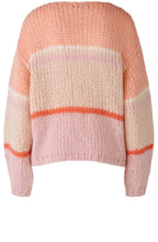 Rose Orange Wool and Mohair Chunky Jumper