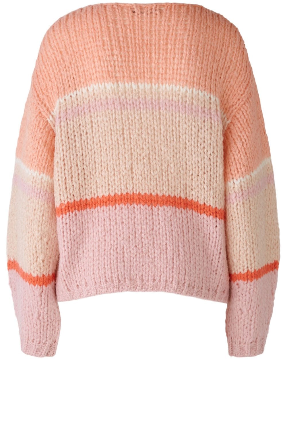 Rose Orange Wool and Mohair Chunky Jumper