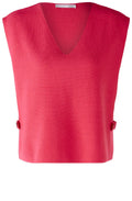 Rose Red Button Detail Slip Over