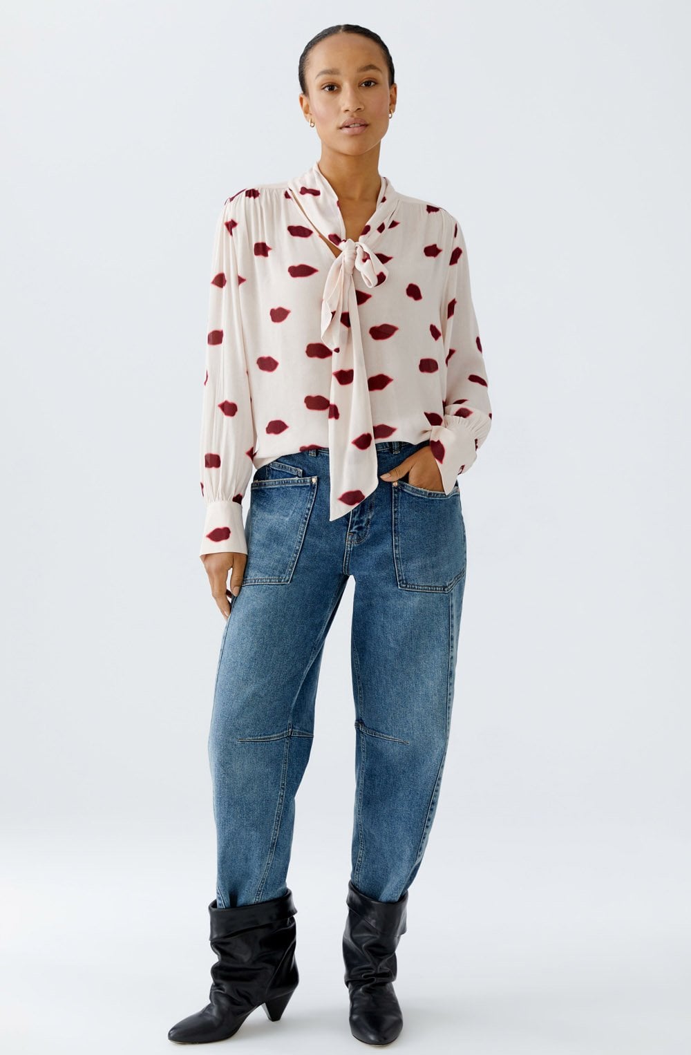 Rose Red Cafe Rouge Kiss Blouse