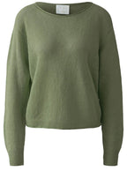 Sage Green Linen Knit Pullover