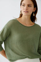 Sage Green Linen Knit Pullover