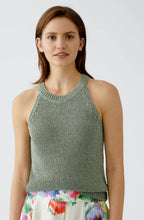 Sage Knitted Racer Vest