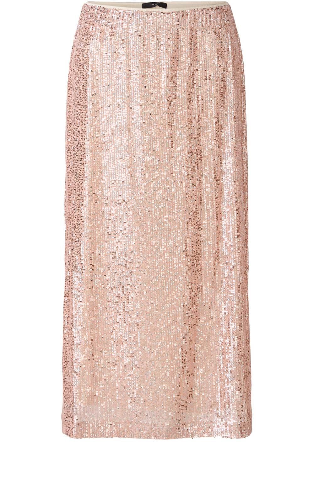 Salmone Sparkle Midi Skirt