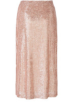 Salmone Sparkle Midi Skirt