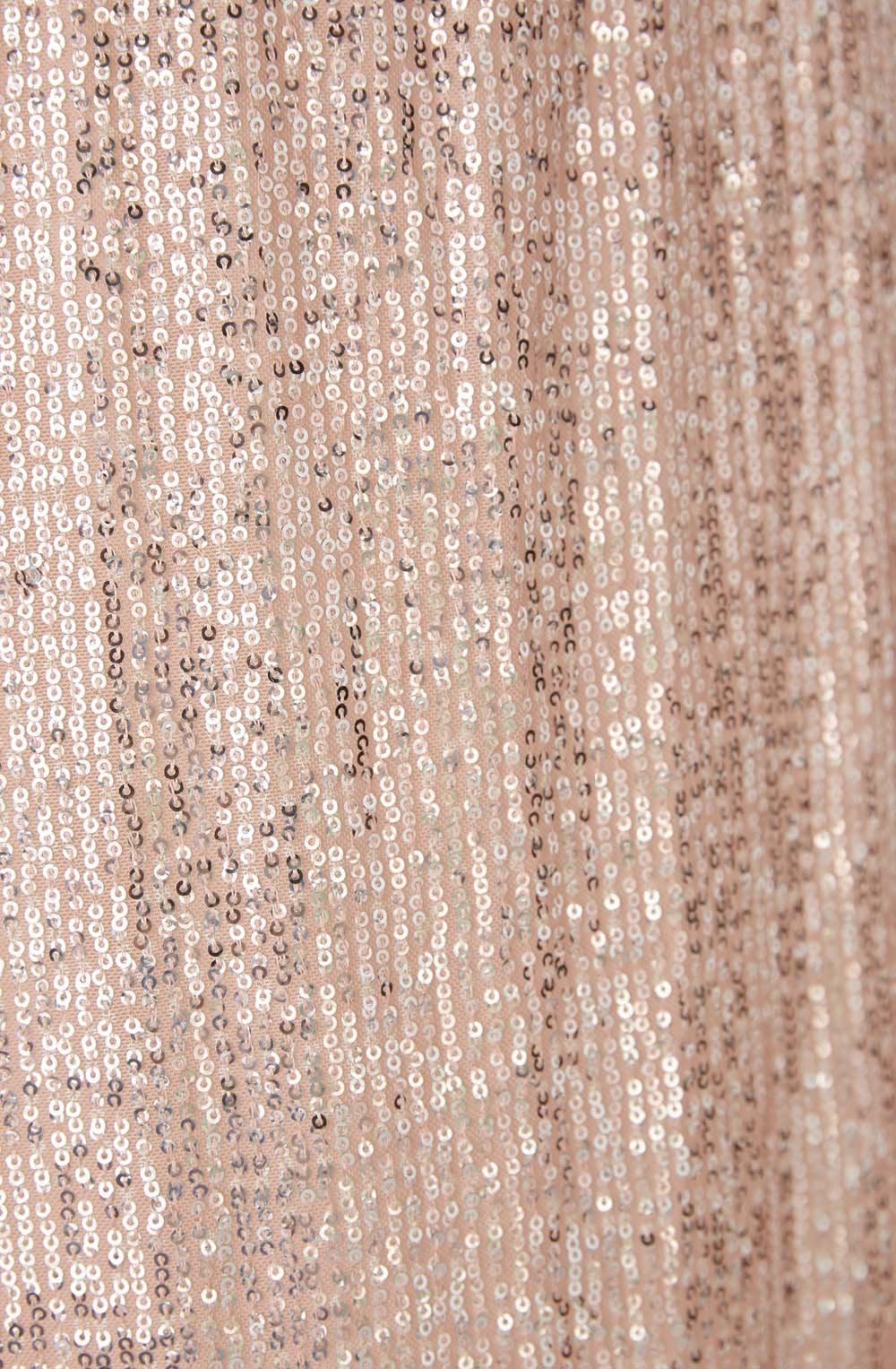 Salmone Sparkle Midi Skirt
