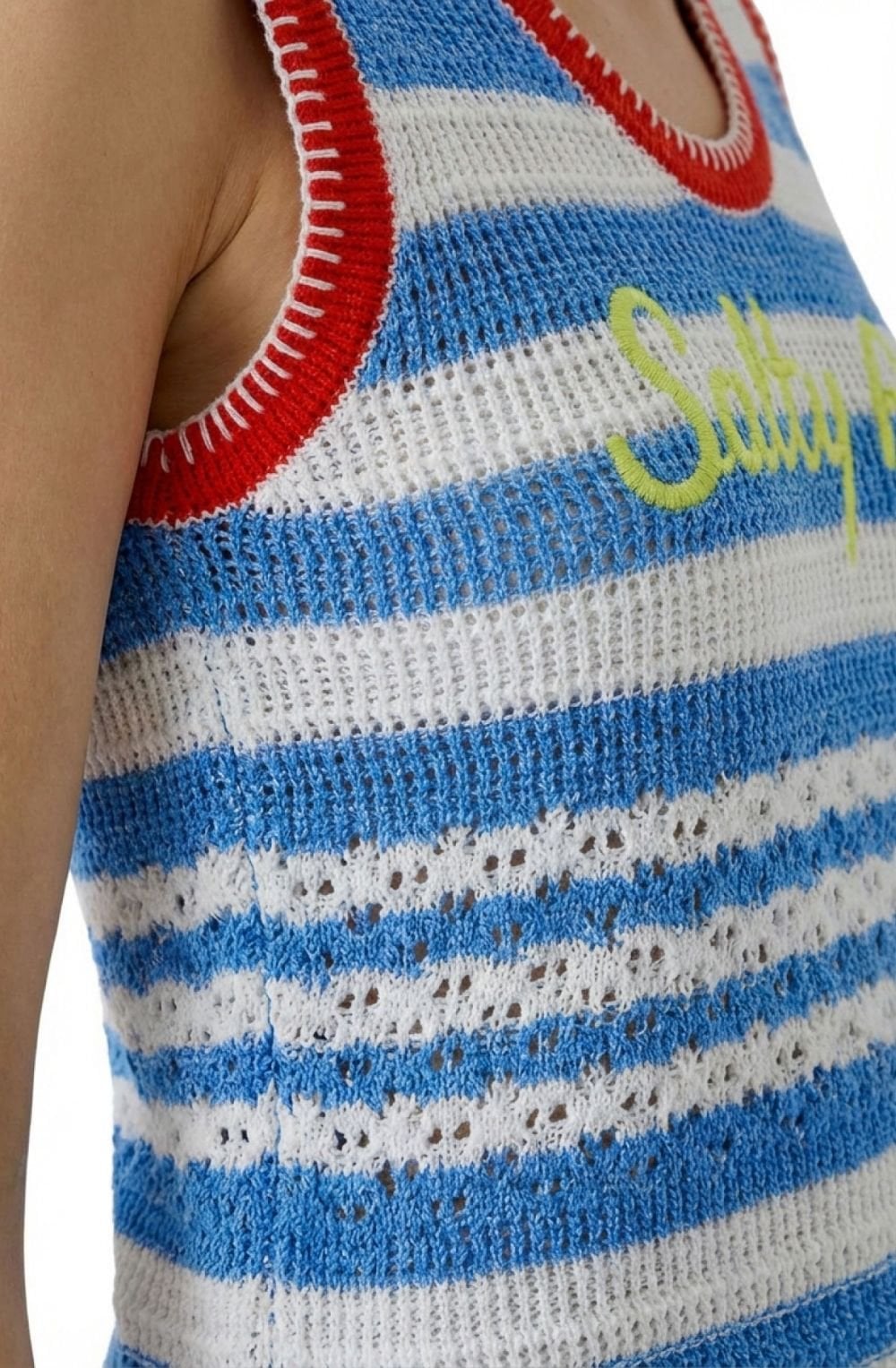 Salty Air Summer Knit Sleeveless Top