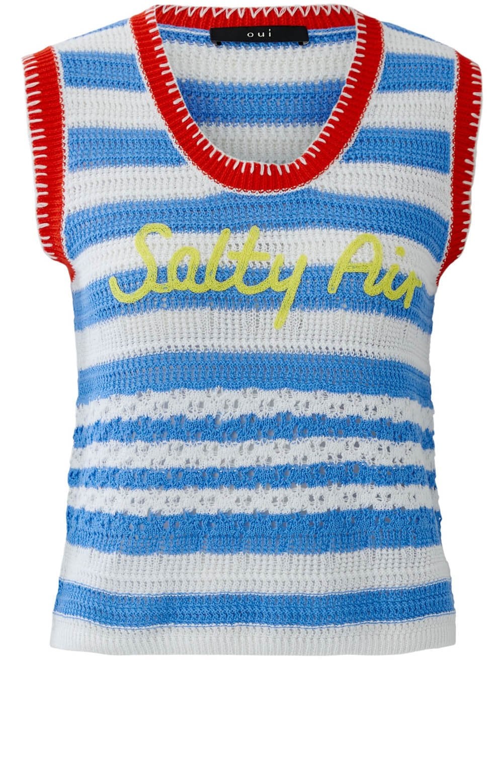 Salty Air Summer Knit Sleeveless Top