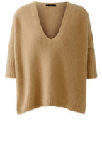 Salty Caramel Poncho Shape Pullover