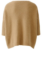 Salty Caramel Poncho Shape Pullover