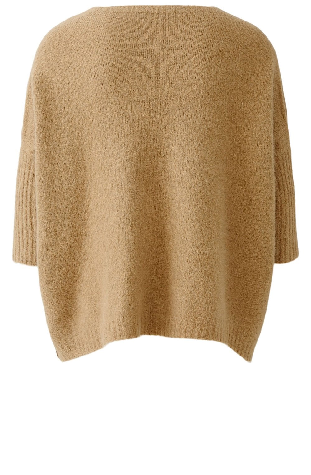 Salty Caramel Poncho Shape Pullover