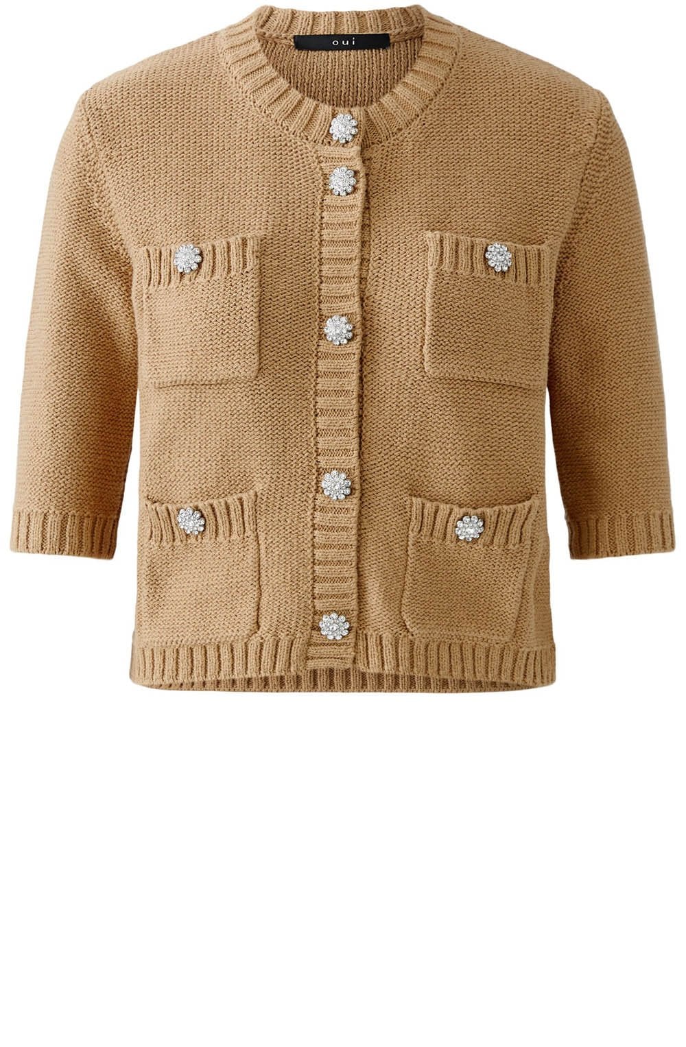 Salty Caramel Short Sleeved Cardigan