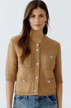 Salty Caramel Short Sleeved Cardigan